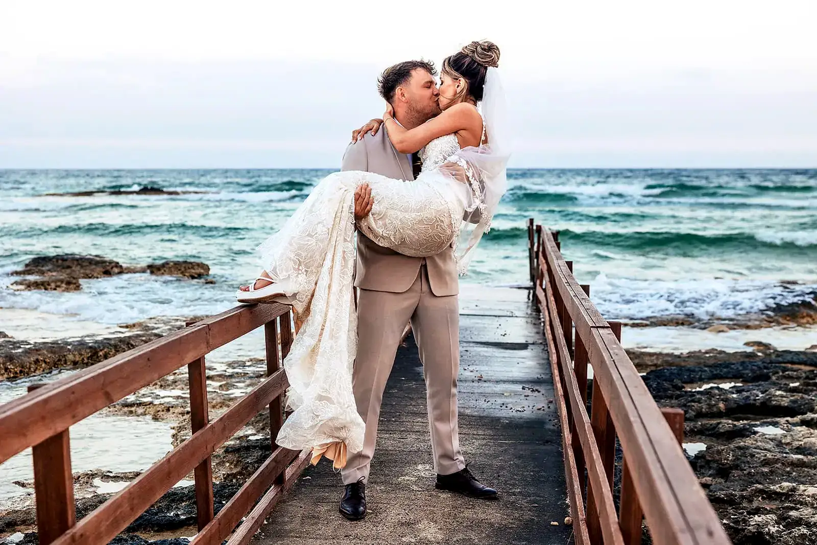 Bride and Groom Portrait Wedding Paphos