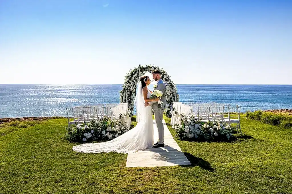 Bride and Groom Portrait Wedding Paphos